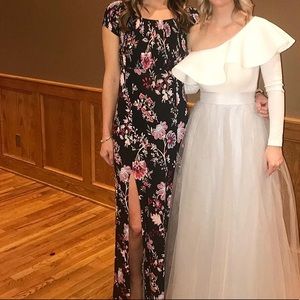 Express floral off the shoulder dress